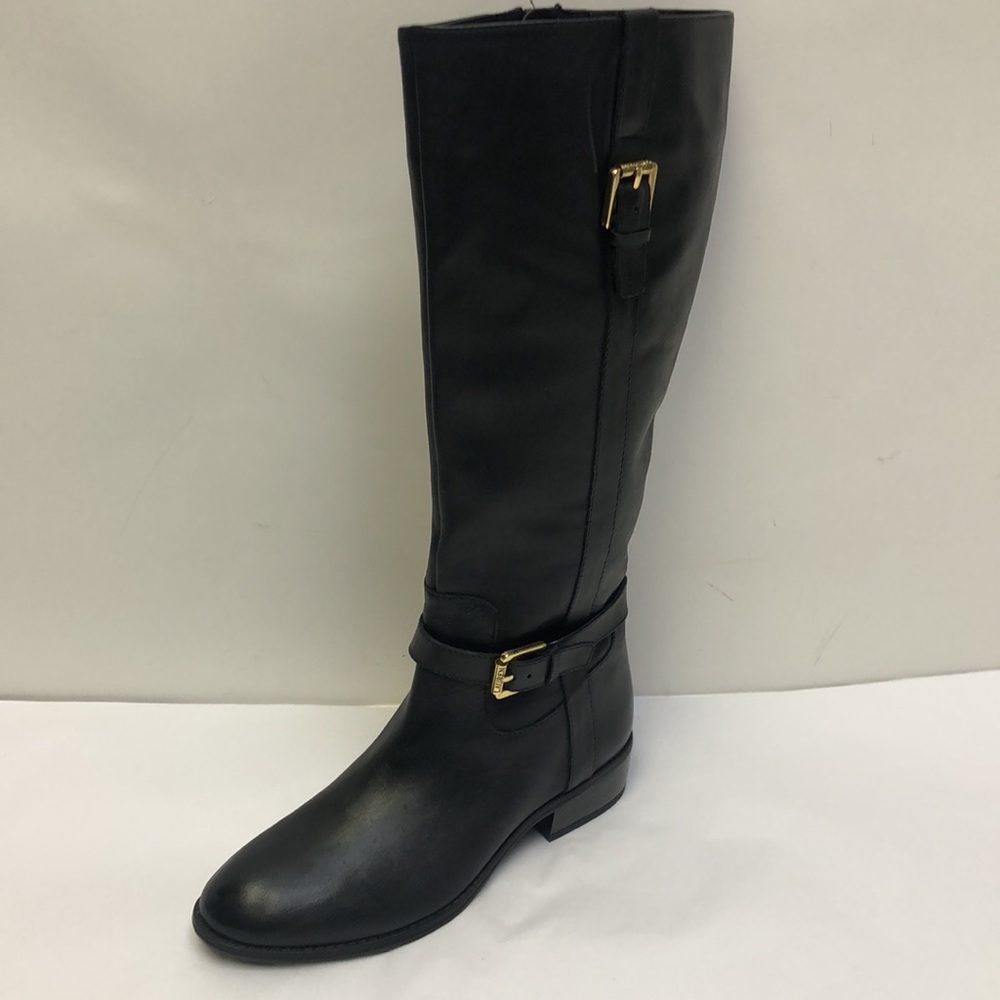 Lauren Ralph Lauren Monica Black Boots Wide calf New 6 B